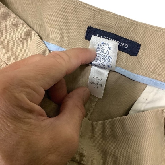 Lands’ End Khaki Fit 2 Pants Sz 6 - Picture 6 of 10